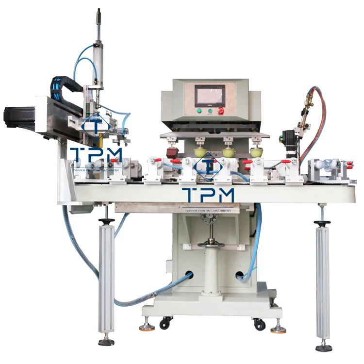 Different Shapes Babay Bottle Rotary Pad Printing Machine